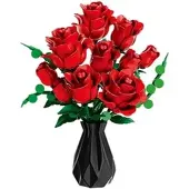 ReoBrix WOMA Rote Rosen Blumenstrauß Bausteine W11156 | Gr.: onesize
