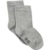 Minymo Kinder Socken "Ankle sock (2-pack)" in Grau | Gr.: 35-38