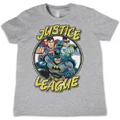 Justice League Shirt "Team Kids Tee" in Grau | Gr.: M