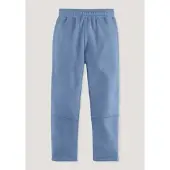 Hessnatur Softfleece Hose aus reiner Bio-Baumwolle in rivierablau | Gr.: 98/104