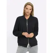 HEINE Jersey-Jacke in schwarz | Gr.: 34