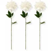 Layba Künstliche Dahlie 3er-Set weiß 60 cm