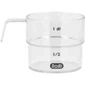 Mepal Messbecher Deziliter Mensura Clear 100 ml