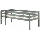 58 aufm Kessel Kojenbett Karolina 208x105x83 Kinderbett Massivholz Grau