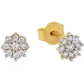 Amor Ohrstecker für Damen, Gold 375, Zirkonia (synth.) amor Gold