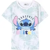 Cerdá T-Shirt Disney Lilo & Stitch Carefree in Weiß | Gr.: 140