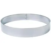Matfer Mousse-Ring aus Edelstahl, Höhe 4.5 cm, 24 cm (371410)
