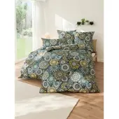 Wäschepur WITT WEIDEN Bettwäsche in schwarz-topas-bedruckt | Gr.: 135-x-200-plus-80-x-80-cm