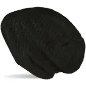 StyleBREAKER Strick Beanie Mütze in Schwarz | Gr.: onesize