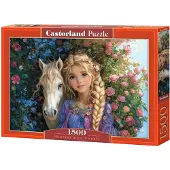 Castorland Puzzle Prinzessin Pferd 1500 Teile Puzzle Spielzeug