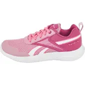 Reebok Mädchen Rush Runner 5 Elastische Schnürsenkel und oberer Riemen Neutrale Laufschuhe Altrosa/Studio-Rosa/Weiß
