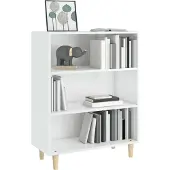 vidaXL Sideboard Hochglanz-Weiß 69,5x32,5x90 cm Holzwerkstoff