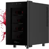 TroniTechnik Weinkühlschrank Marseille, Getränkekühlschrank, Minibar Weinkühler, 23 Liter, 8 Flaschen