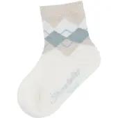 Sterntaler Socken Wolle Karo in ecru | Gr.: 26