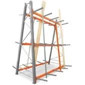 Regalwerk ARTUS-Vertikalregal Profillagerregal AF beidseitig HxBxT 3500x2700x1335/361 mm