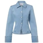 Mbym Jeansbluse Wolina in light stone | Gr.: M