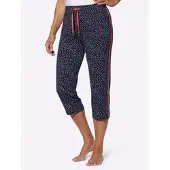 Sieh an! 7/8-Freizeithose in marine-steingrau-bedruckt | Gr.: 48
