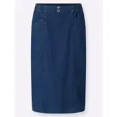 Sieh an! Jeans-Rock in blue-stone-washed | Gr.: 38