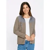 Sieh an! Strickjacke in sesam-steingrau | Gr.: 38