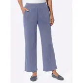 Sieh an! Jersey-Hose in marine-taubenblau-gemustert | Gr.: 50