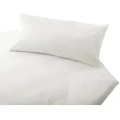 Cotonea Bio Edel-Biber Bettwäsche Classic Kissenbezug einzeln 80x80 cm | weiss - weiß