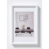 Walther design Steel Style Kunststoff Bilderrahmen 10,5x15 cm Weiss