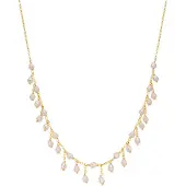 Luxenter Halskette Fyre mit 18 Karat Gelbgold-Finish – FYRE | Gr.: onesize