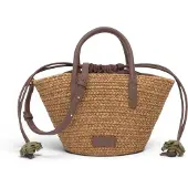 Tous für Damen. 2002439044 Sommerferien braun S Sommerferien Tragetasche (OSFA), Lässig, Stoff