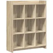 vidaXL Bücherregal Sonoma-Eiche 87,5 x 30 x 111 cm Holzwerkstoff