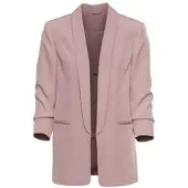 Laura scott Longblazer mit gerafften Ärmeln