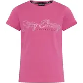 Bruno Banani T-Shirt "Shirt mit glitzernder Strass-Applikation für Mädchen" Für TEENS. Cooles Logoshirt