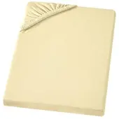 Carpe Sonno Edel-Jersey Spannbettlaken in Vanille | Gr.: 140x200 cm - 160x200 cm