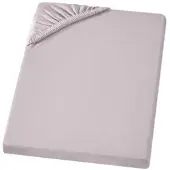 Carpe Sonno Edel-Jersey Spannbettlaken in Platin | Gr.: 180x200 cm - 200x200 cm