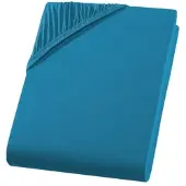 Carpe Sonno Jersey Spannbettlaken in Petrol | Gr.: 90 x 200 cm