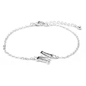 Luxenter silver-finish bracelet - Alphabet | Gr.: onesize