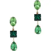 Otazu Green Crystal Earrings Größe: OS | Ohrringe Outlet | Damen | Grün