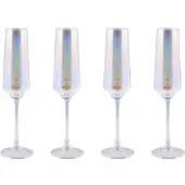 Butlers Sektglas PEARL 4er-Set in Durchsichtig | Gr.: onesize