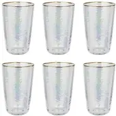 Butlers Longdrinkglas SMERALDA 6er-Set in Durchsichtig | Gr.: onesize