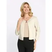 Sieh an! Strickjacke in champagner | Gr.: 44