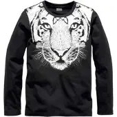 Kidsworld Langarmshirt in schwarz | Gr.: 152/158