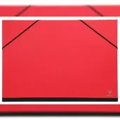 Clairefontaine 10x Zeichenmappe mit Gummizug 28x38 cm - Rot 144805C