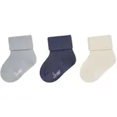 Sterntaler Baby Socken 3er-Pack uni in lichtgrau | Gr.: 18