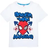 Spiderman T-Shirt Spider-Man in Weiß | Gr.: 104