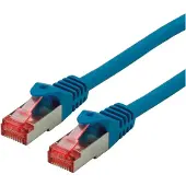 Roline Patchkabel Cat.6 S/FTP (PiMF), Component Level, LSOH, blau, 5 m
