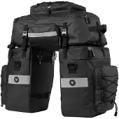 OEM Große Reisetaschen - Scheurvast - 75L - PVC - Schwarz - Regenabdeckung - Mehrfachnutzbar