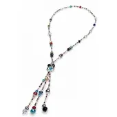 Collezione alessandro Lange Kette Nanja Collezione Alessandro Mehrfarbig