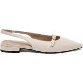MACIEJKA Damen Pumps aus Naturleder in Creme, für die Sommerkollektion