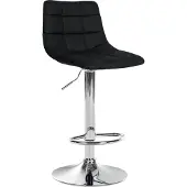 CLP Barhocker Jerry Kunstleder höhenverstellbar und 360 drehbar creme Gestell Farbe chrom