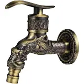 OEM Antike messing Wandarmatur, G1/2", für Küche, Badezimmer und Garten