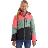 Killtec Outdoorjacke "Lynge GRLS JCKT B" Wasserdichte Winterjacke mit Kapuze, Fleece, verstellbaren Ärmeln